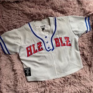 HLZBLZ baseball too limited edition crop top